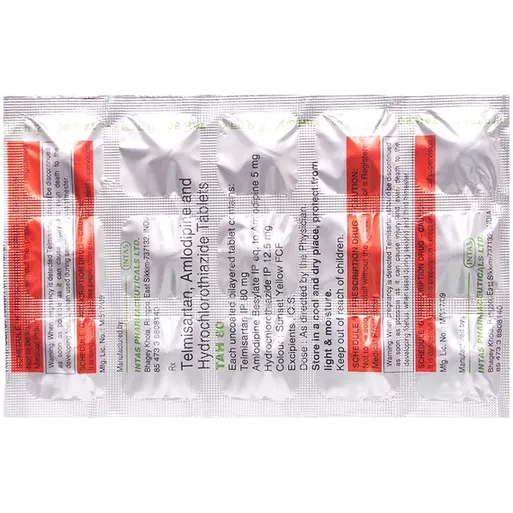 tah 80mg tablet 15's